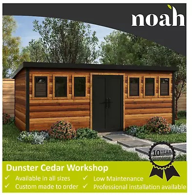 Dunster Cedar Workshop Garage Home Gym Studio Summerhouse • £5502.32