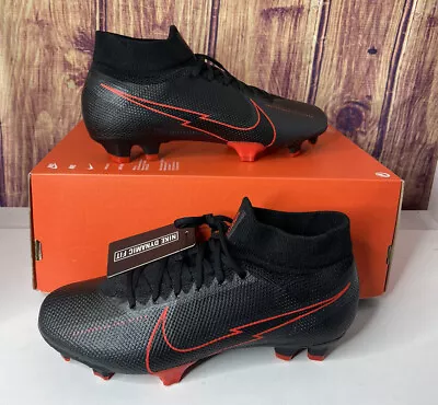 Sz 7.5 M Nike Superfly 7 PRO FG Soccer Cleats Black/Red BRED - AT5382-060 • $71.10