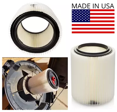 $22.75 • Buy Replacement Shop Vac Filter For Sears Craftsman 5+ 6 8 12 16 Gallon. Wet Dry Vac