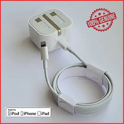 20W USB C Power Adapter Plug Genuine Fast Charger & Cable For Apple IPhone IPad • £2.99