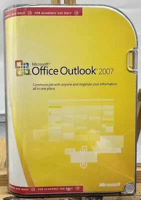 Microsoft Office Outlook 2007 PC Game In Good Condition - 5971 • $25.68