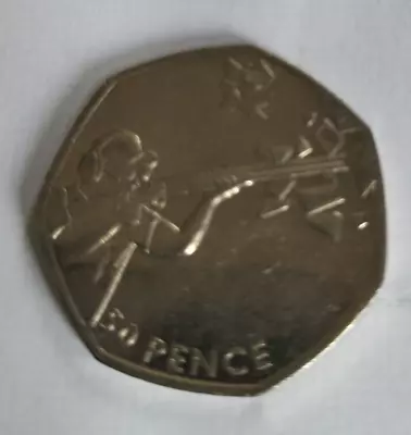 50p COIN OLYMPIC SHOOTING • £2.25
