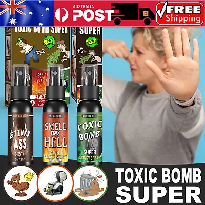 30ml Novelty Liquid Fart Gag Prank Joke Spray Can Stink Bomb Smelly Stinky 1/3X • $12.58