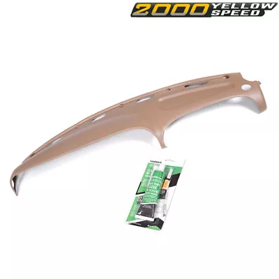 Dash Cover Fit For Dodge Ram 1500 2500 3500 Molded Cap Overlay 1998-2002 Beige • $63.99