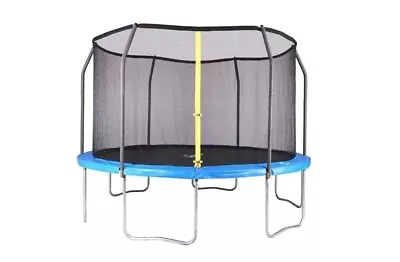 New Airzone Jump 14ft Trampoline & Safety Net Steel Frame Jump Exercise Child • £170