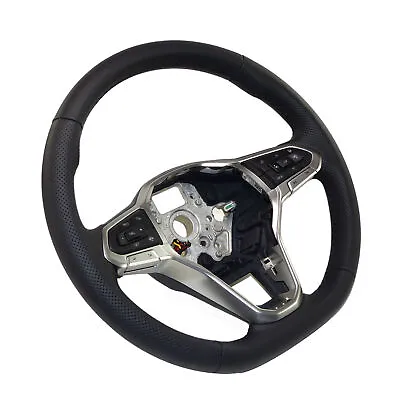 Multi Function Steering Wheel Heated VW Passat B8 2019- R-Line Leather Punched • $212.93