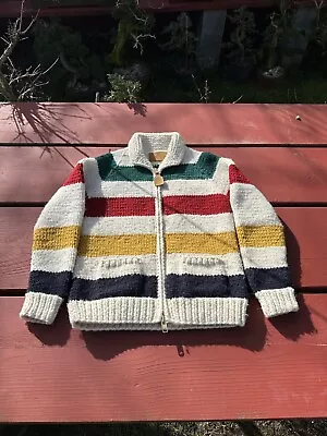 Vintage Hudson Bay Wool Striped Jacket • $200