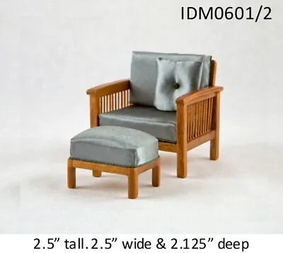 MISSION STYLE CHAIR 1:12 SCALE DOLLHOUSE MINIATURES Heirloom Collection  • $36.95