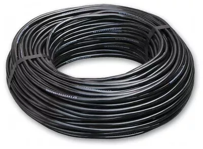 4mm (ID) 6mm (OD) MICRO IRRIGATION PIPE HOZELOCK COMPATIBLE PVC TUBE BLACK • £3.22