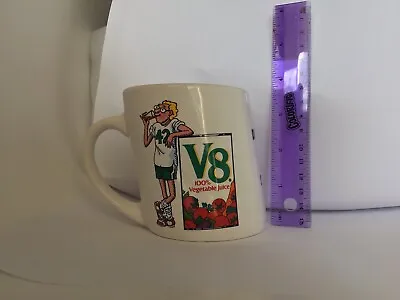 $7.99 • Buy V8 Original V8 Mug V8 Vegetable Juice Slanted Coffee Mug Cup 8-9oz V8 Juice