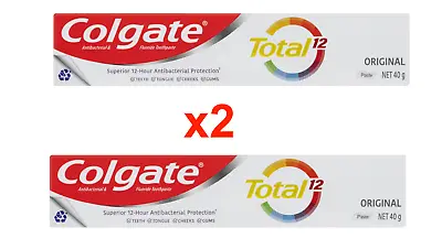 2 Pack Colgate Total 12 Original Toothpaste • $8