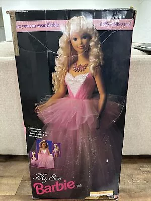 My Life Size Princess Ballerina Barbie 3’ Vintage 1992 Doll • $145