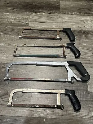 Lot Of 4 Antique Tool Millers Fall Stanley Disston Porter Hack Saw For Parts • $59.99