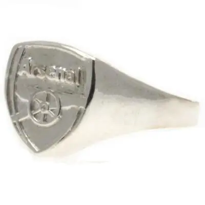 £16.51 • Buy Arsenal FC Silver Plated Crest Ring Large
