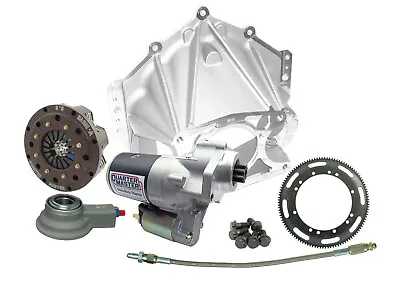 QUARTER MASTER 10038590 Alum Bellhousing Package 5.5in V Rear Mount Start • $2149.55