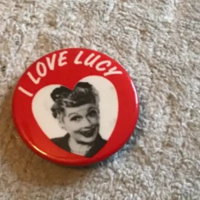 VTG I LOVE LUCY METAL Fan PIN WITH LUCYS FACE ( Vegimite) • $9
