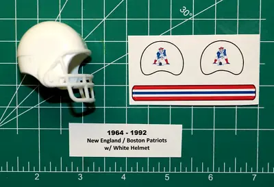 1964 - 1992 New England Patriots DIECUT DECALS & Football Gumball Helmets Mini • $5.99