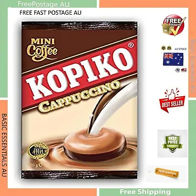 2 X Kopiko Original Cappuccino Candy Rich Made With Natural Coffee Extracts 120g • $8.50