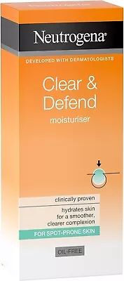 Neutrogena Clear And Defend Moisturiser 50mL-AU • $29.49