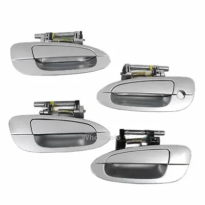 Outside Door Handle Set 4PCS For 02-06 NISSAN ALTIMA KY1 Silver Metallic DS268 • $71.94