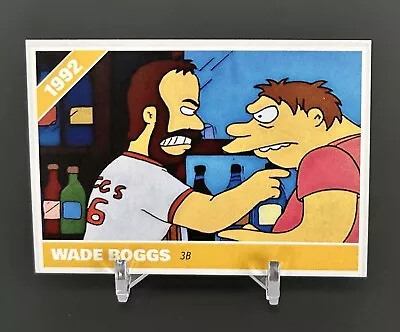 Wade Boggs - Simpsons Springfield Isotopes - HD Quality Baseball Card • $4.99