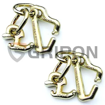 GRIPON 2x RTJ Cluster Hook Chain Wrecker Tow Truck Trailer Car Hauler Flatbed • $30.96