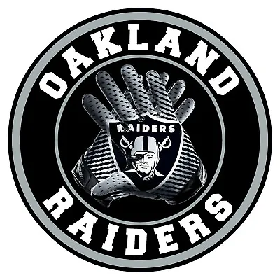 Oakland Raiders Vinyl Sticker Decal 12 Different Size Car Windows NFL Football • $4