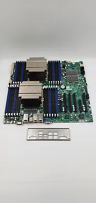 Supermicro X9DRi-LN4F+ Motherboard + 2x Xeon E5 2690v2 CPU Processor Rev 1.20 • $129.99