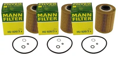 Mann Set Of 3 Engine Oil Filters For BMW E34 E36 320 325i 325is 525i 525iT M3 Z3 • $25.95