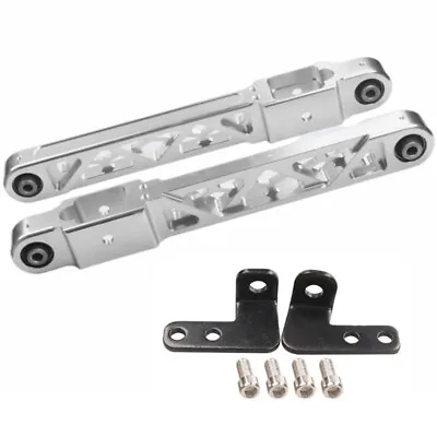 Silver Billet Rear Lower Control Arms Fit For Mitsubishi Lancer EVO 1 2 3 4G63 • $59.99