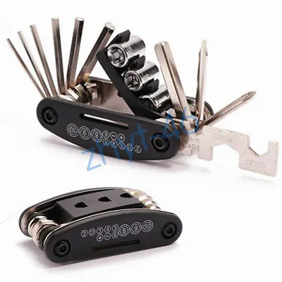 Accessories Combine Motorcycle Bike Repair Tool Allen Key Hex Socket Wrench Kit • $10.63