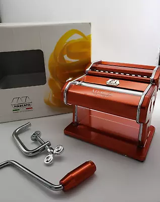 Marcato Atlas 150 Wellness Pasta Maker RED New Open Box • $80