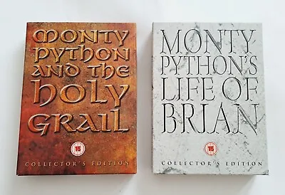 Monty Python Life Of Brian + The Holy Grail - Collectors Edition DVD Boxsets • £12.99