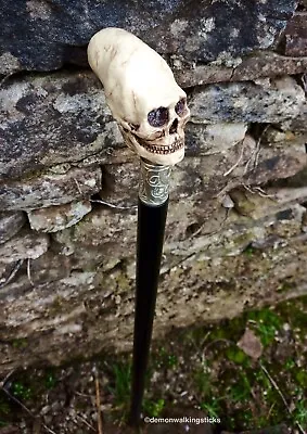 'Ancient Alien/Cone Head/Elongated Skull' Collectors Walking Stick. • £59.99