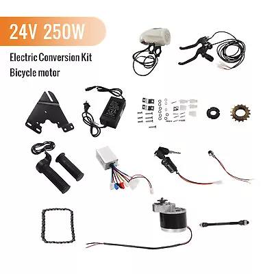 24V 250W Electric Bicycle Conversion Kit E-Bike Cycling Brush Motor & Controller • $62.70