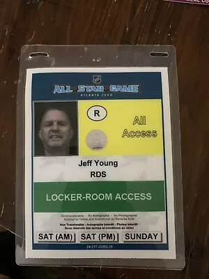 NHL All Star Game Atlanta 2008 All Access Media Credential Super Rare • $99.99