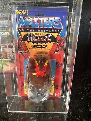 Vintage MotU / Masters Of The Universe - Black / Dark Face Grizzlor AFA 75 • $3200