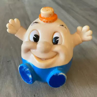 Vintage 1972 Rubber Toy Humpty Dumpty From Child's Game By Schaper • $10