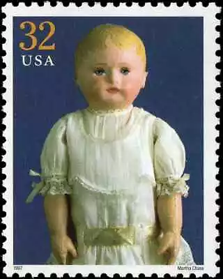 US Scott # 3151d 1997 Doll By Martha Chase : Dolls 32¢ Stamp MNH • $1.75