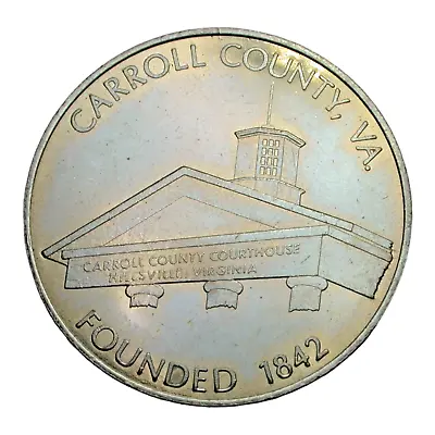 $10 • Buy Carroll County VA Founded 1842 United States Bicentennial Medal 40mm