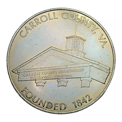 $10 • Buy Carroll County VA Founded 1842 United States Bicentennial Medal 40mm