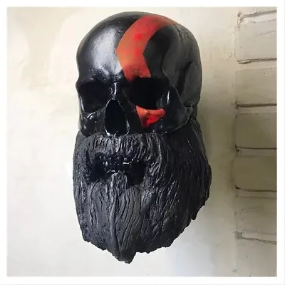 Skull Motorcycle Helmet Holder Hook Jacket Bag Display Rack Wall Mount Hanger • $30.23