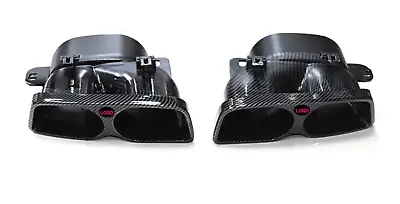 Brabus Style Exhaust Tip Black/Carbon Mercedes AMG C63/S W204 W205 W212 W222 S20 • $595