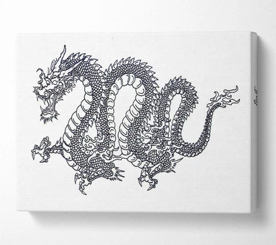 £28.99 • Buy Chinese Dragon Canvas Wall Art Home Decor Large Print