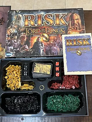 RISK The Lord Of The Rings Trilogy Edition Board Game COMPLETE (2003) • $9.99