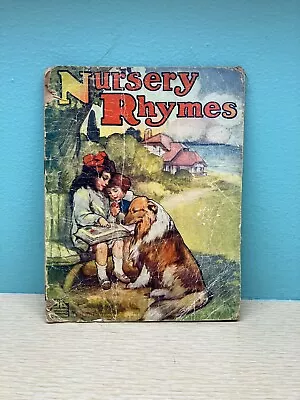 1913 Cloth Nursery Rhymes By The Saalfield Publishing CO • $20