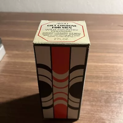 Avon Gift Cologne For Men Wild Country Cologne 2 Oz Vintage • $5.25