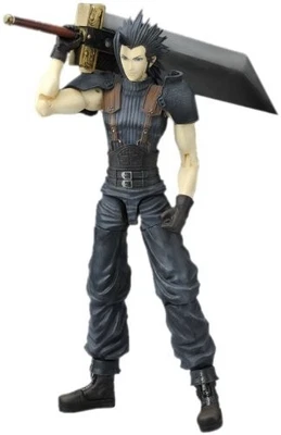 $99.44 • Buy Used CRISIS CORE FINAL FANTASYVII Play Arts Zack Fair Non-scale Action Figure