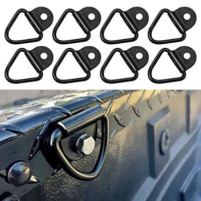 $20 • Buy D-Ring Tie Down Anchors Heavy Duty Steel For Car Cargo Trailers Boat Garden