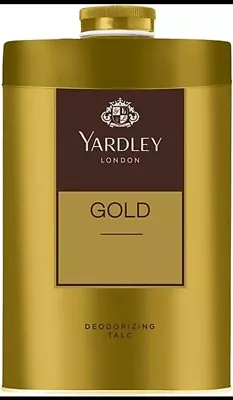 Yardley London Gold Talcum Powder - 250 G. 808 Oz Deodorizing Small Dents  • £7.88